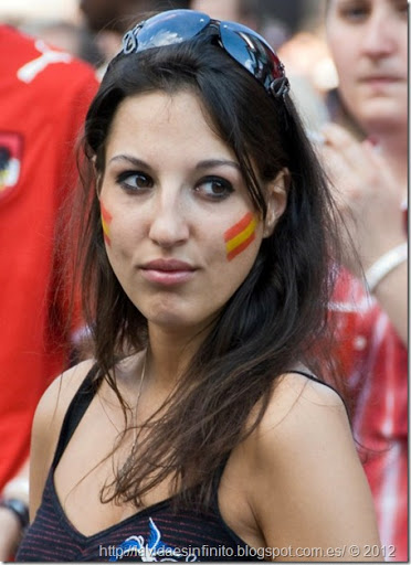 Spanish girls during the European Championship